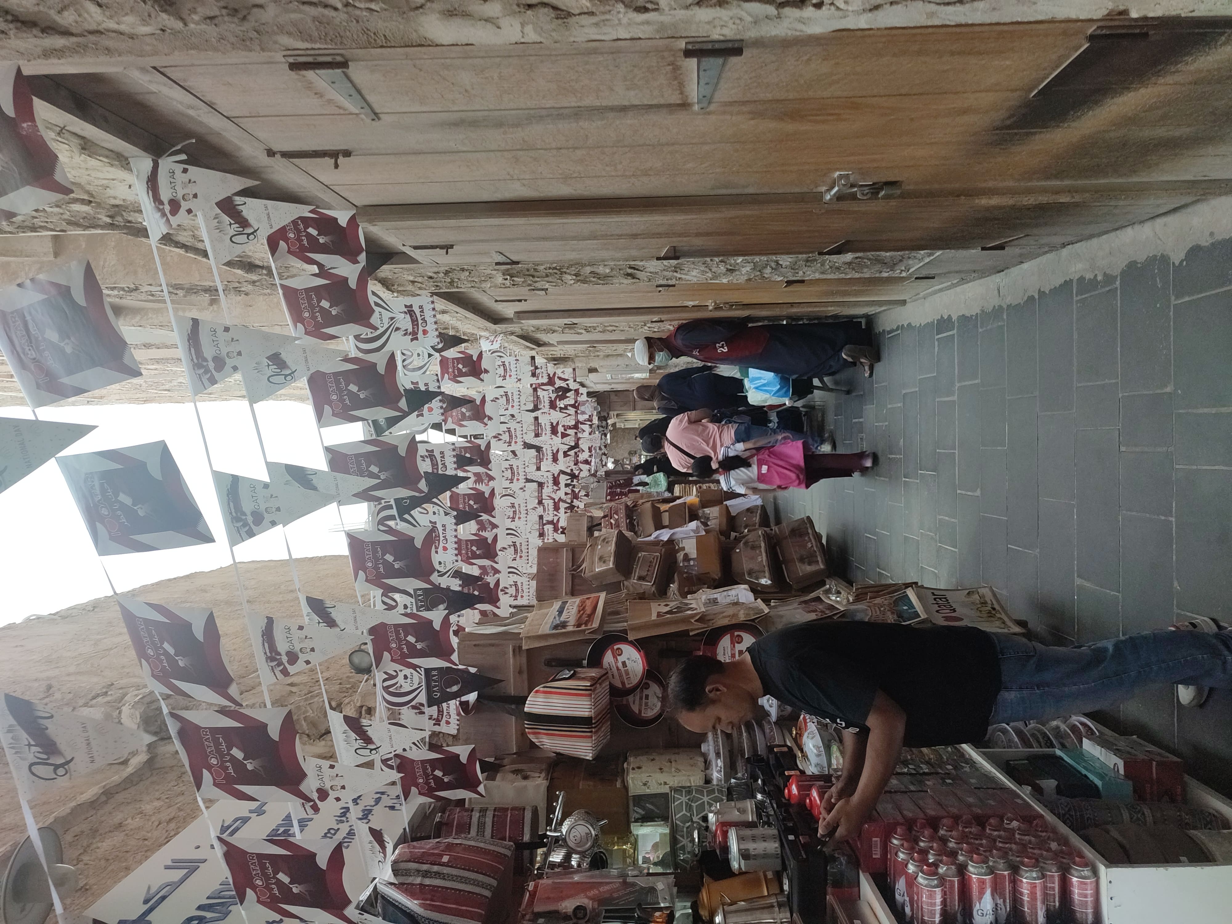 The narrow lanes in Souq adding to the character of the place. 